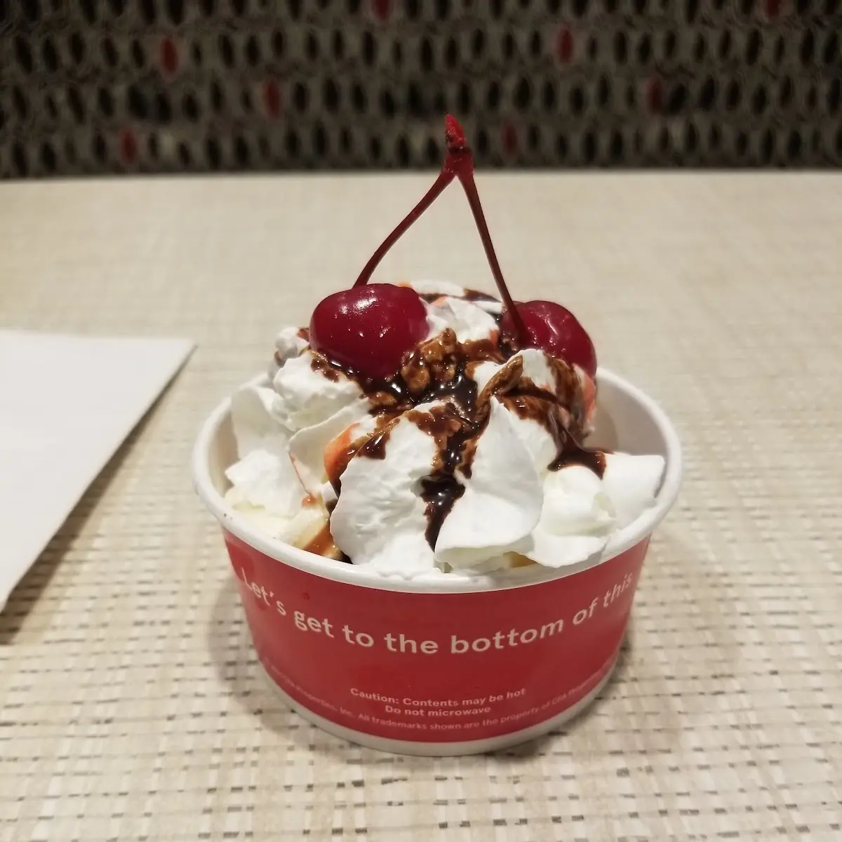 Chocolate Ice Cream Sundae