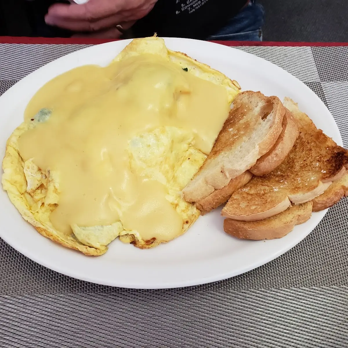 Chicken Bacon Spinach Omelette