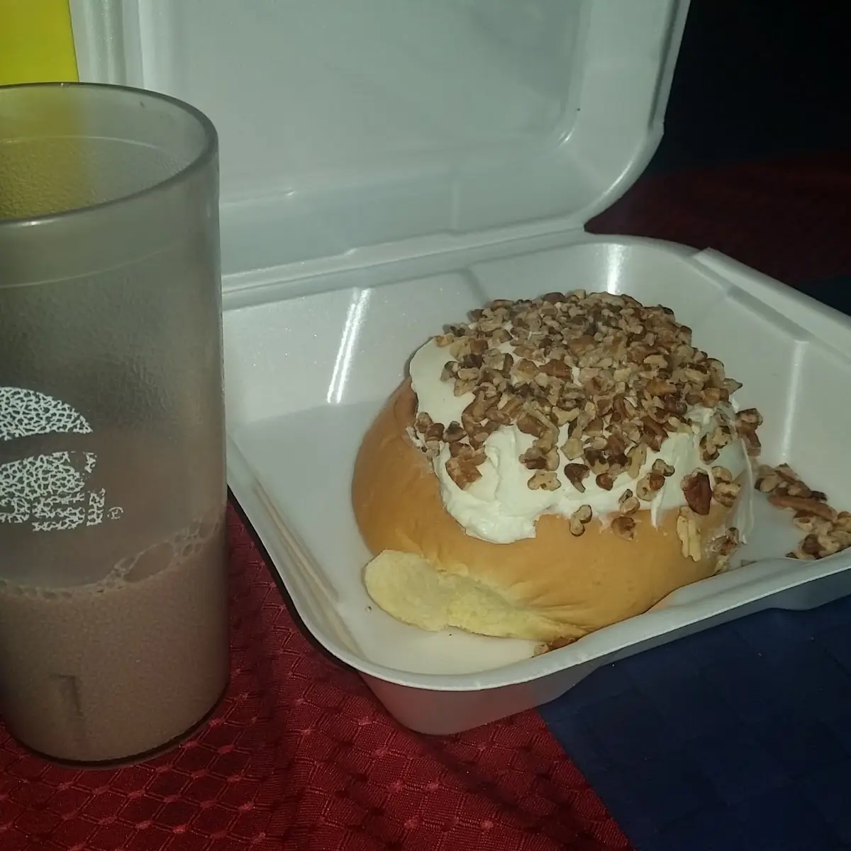 Cinnamon Roll and Bottomless Milk