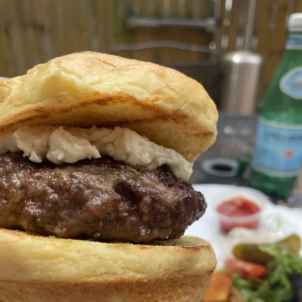 Lamb Burger with Feta