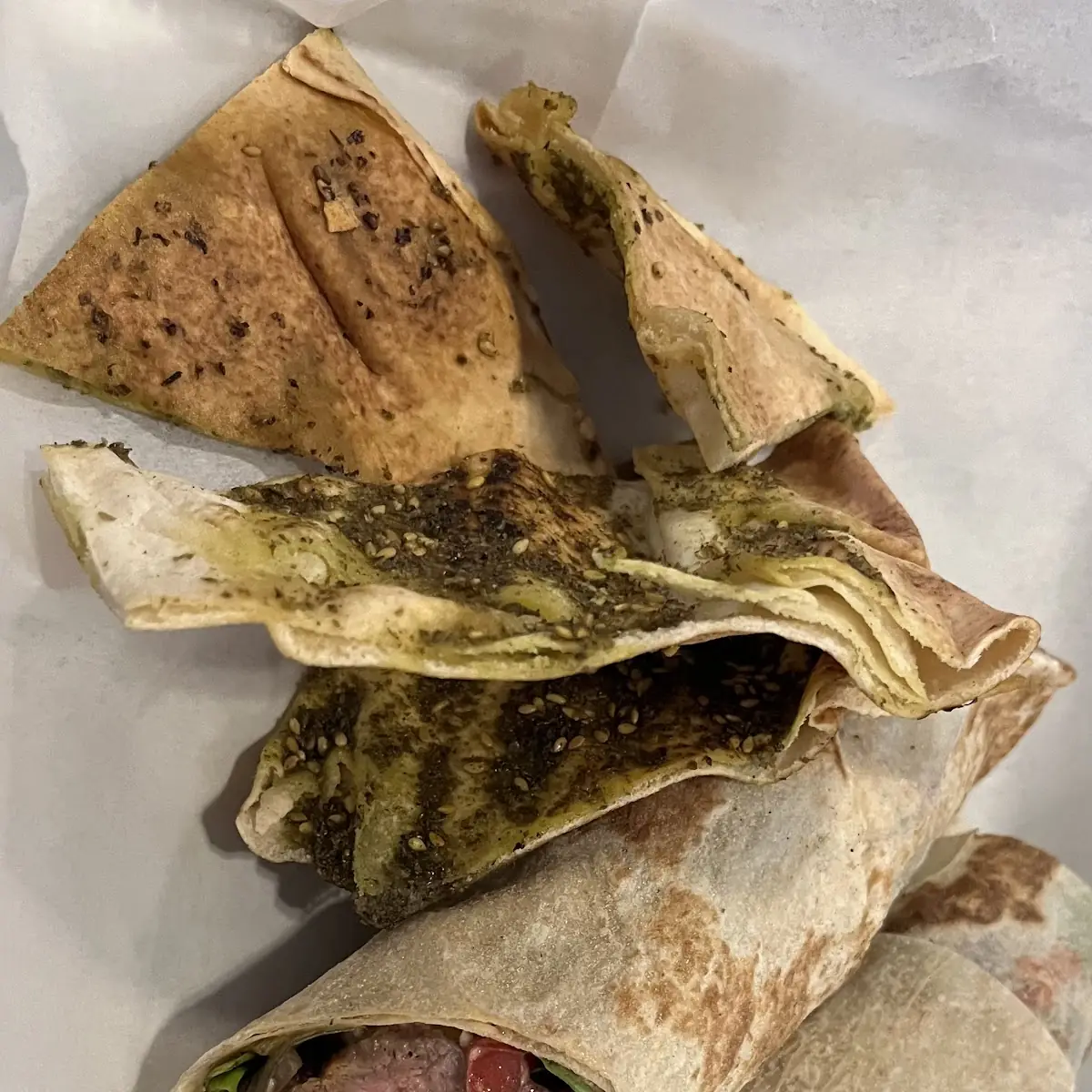 Lamb Kebab Wrap