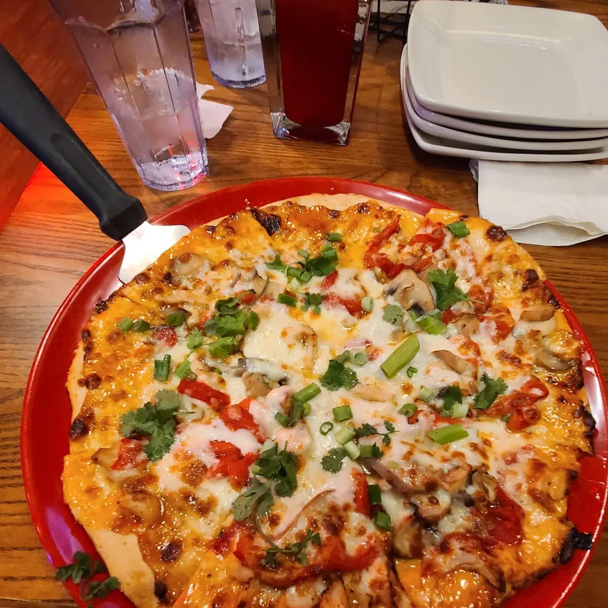 Thai Chicken Pizza