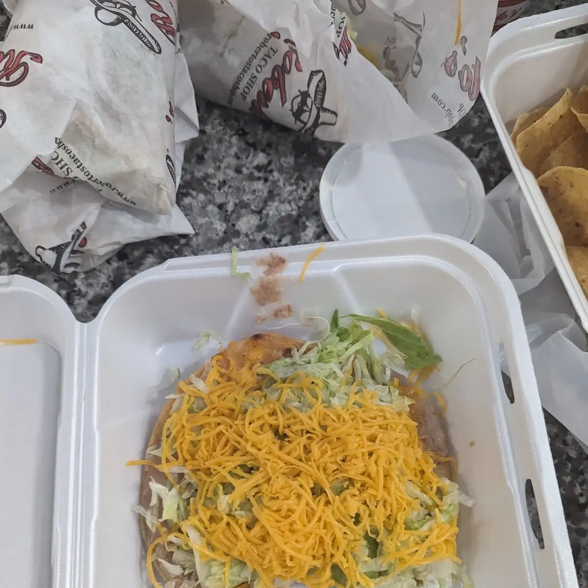 Refried Bean Tostada