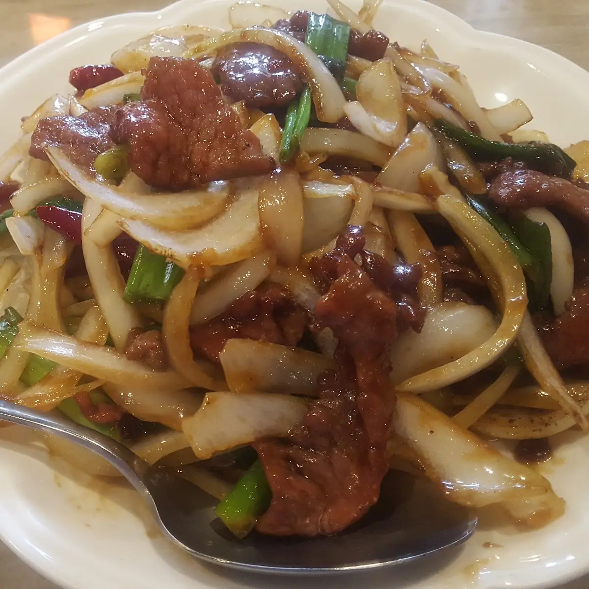 Mongolian Beef with Steamed Rice