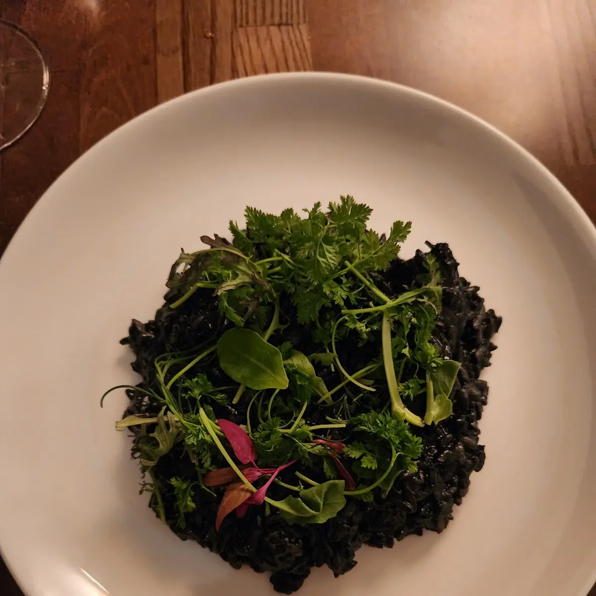 Squid Ink Risotto