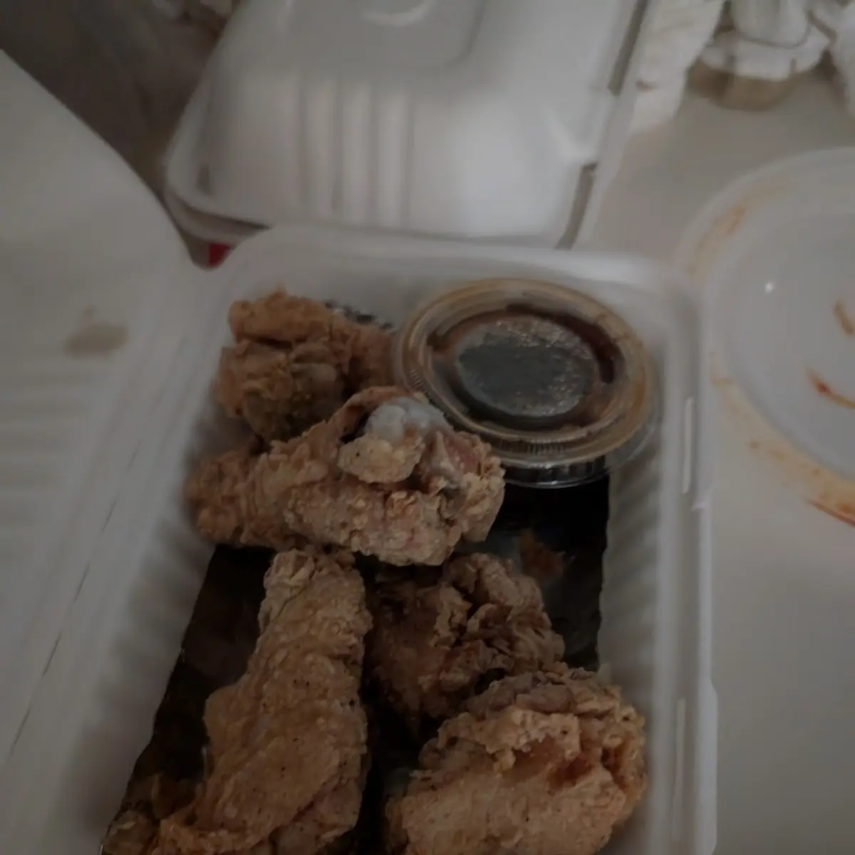 Boneless Chicken Wings with Bones