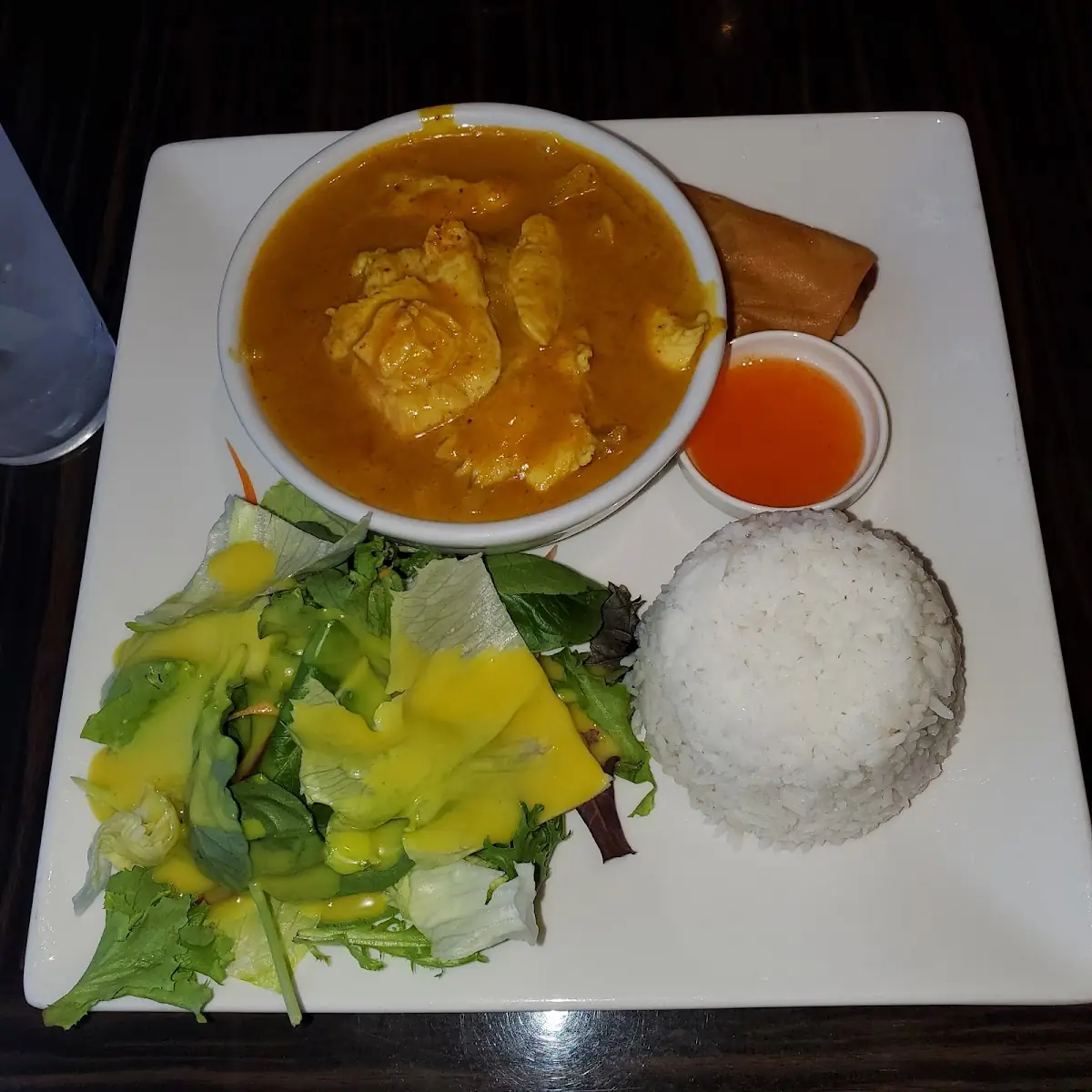 Yellow Curry Chicken and Rice