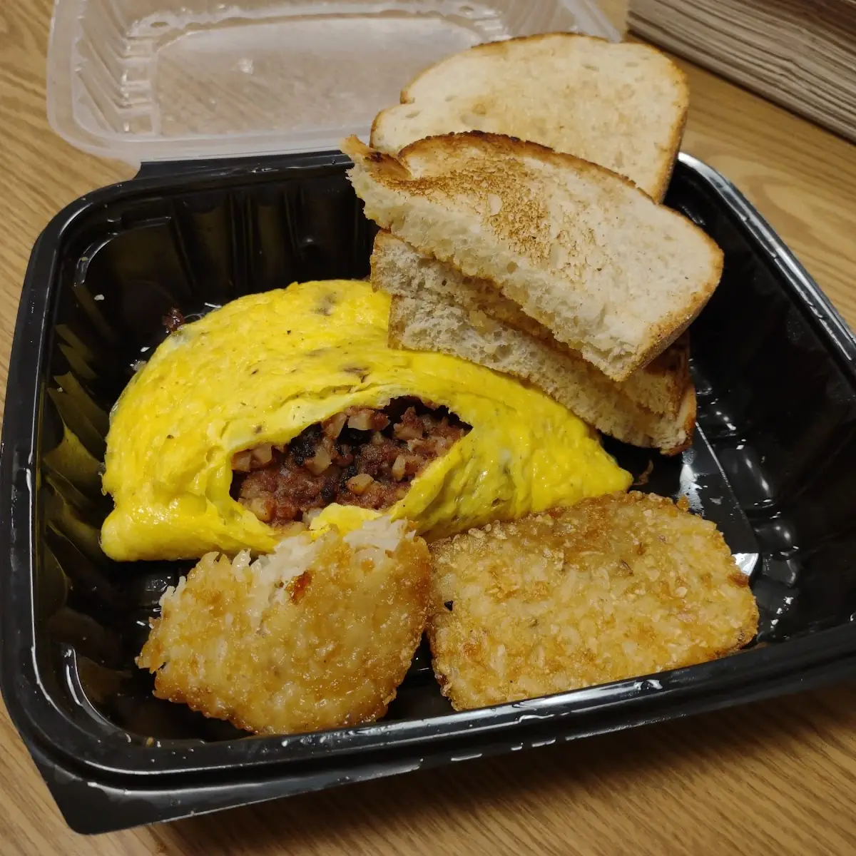 Corned Beef Hash Omlette