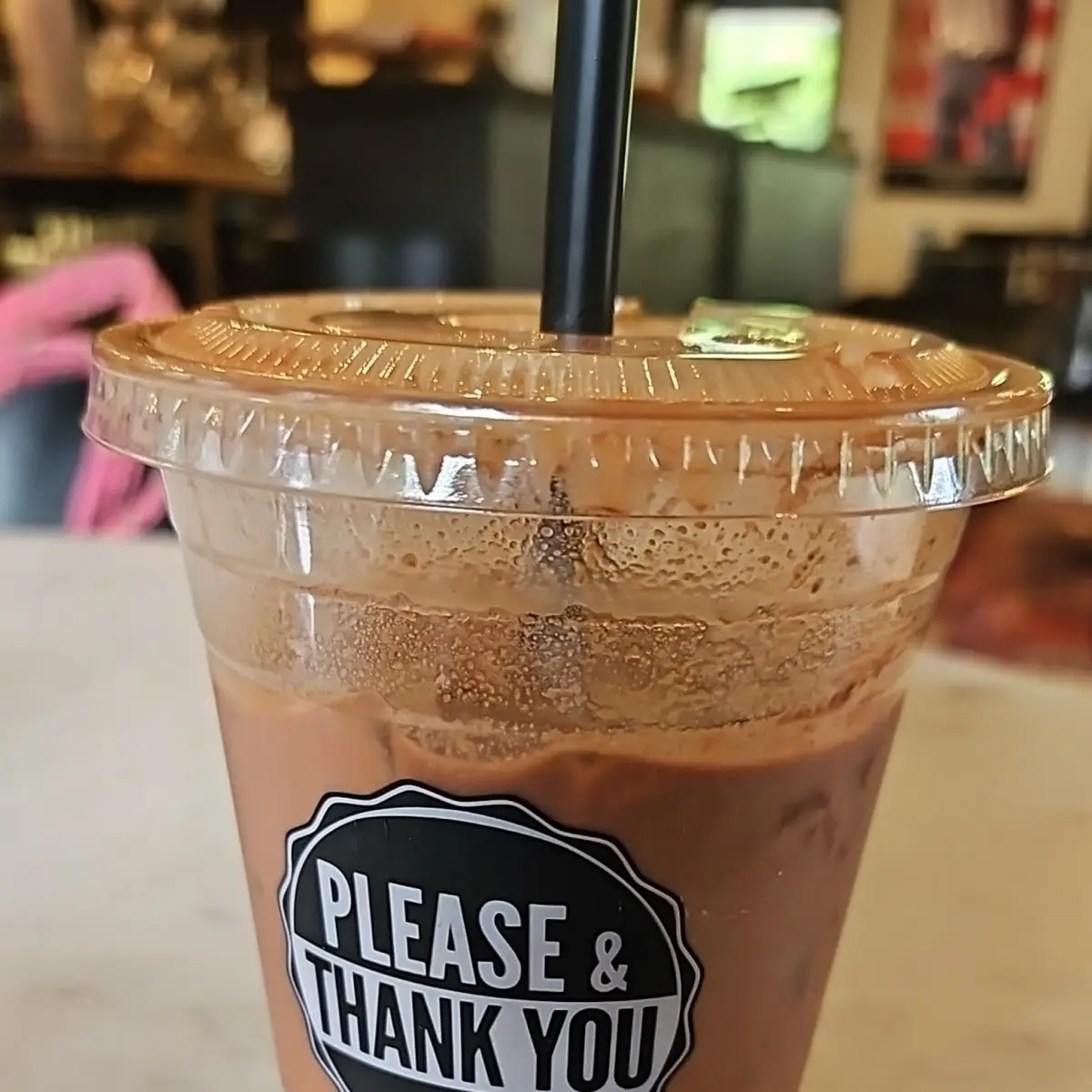 Iced Coffee with Dark Chocolate