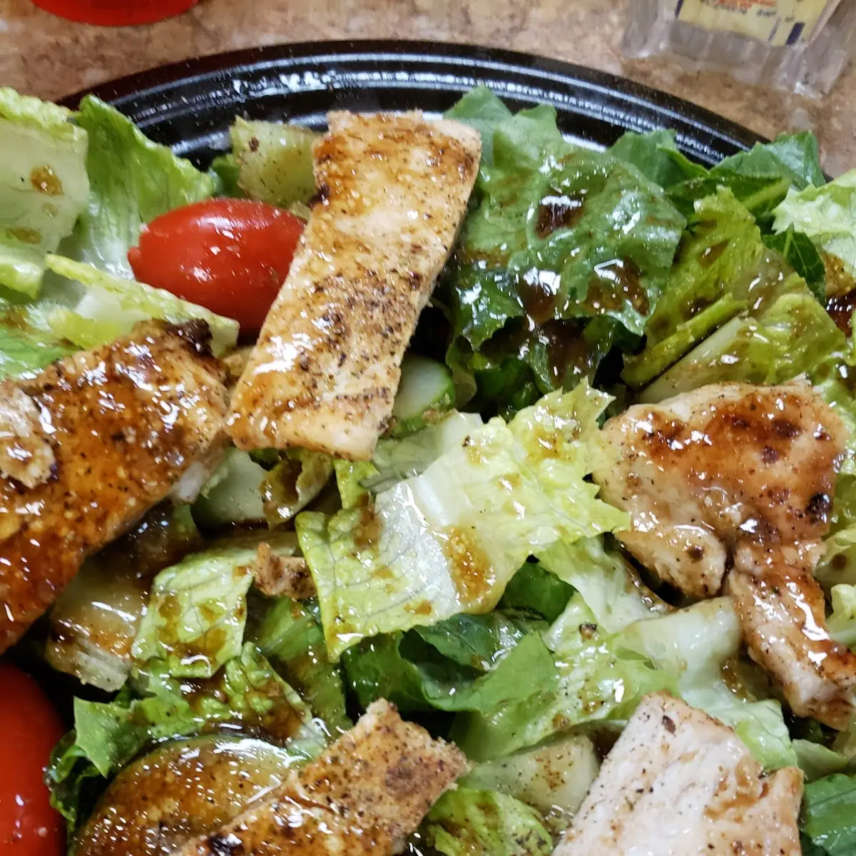 Grilled Chicken over Salad