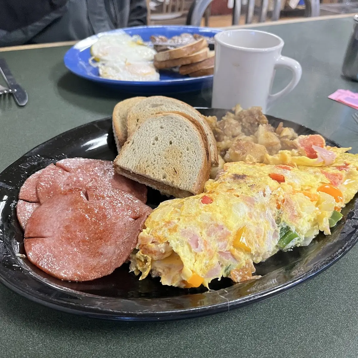 Pork Roll & Cheese Omelet