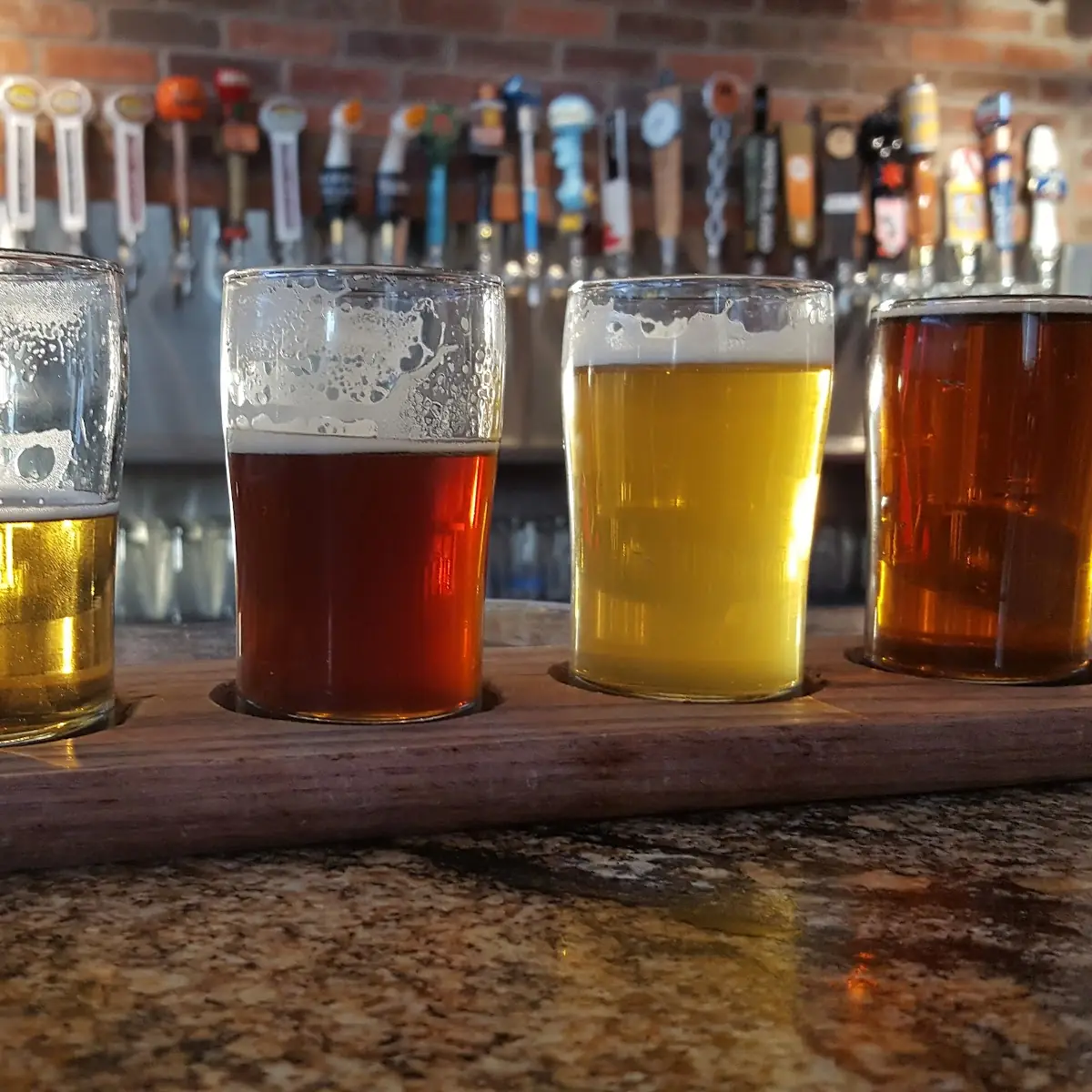 Flight of Local Beers