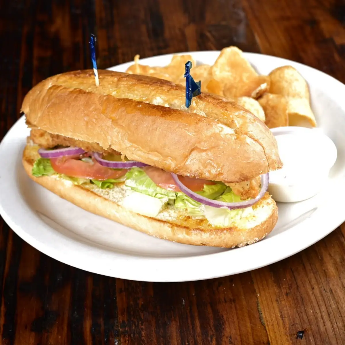 Hook & Spur Fish Sandwich