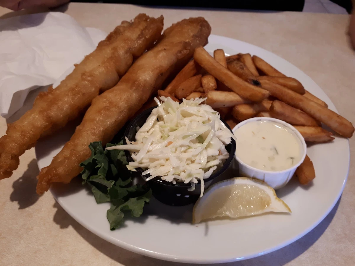 Fish and Chips, Sunflower Cafe