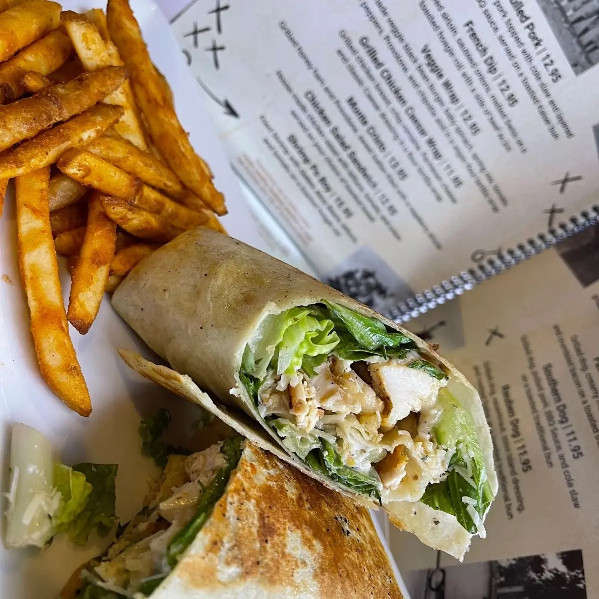 Grille Chicken Caesar Wrap