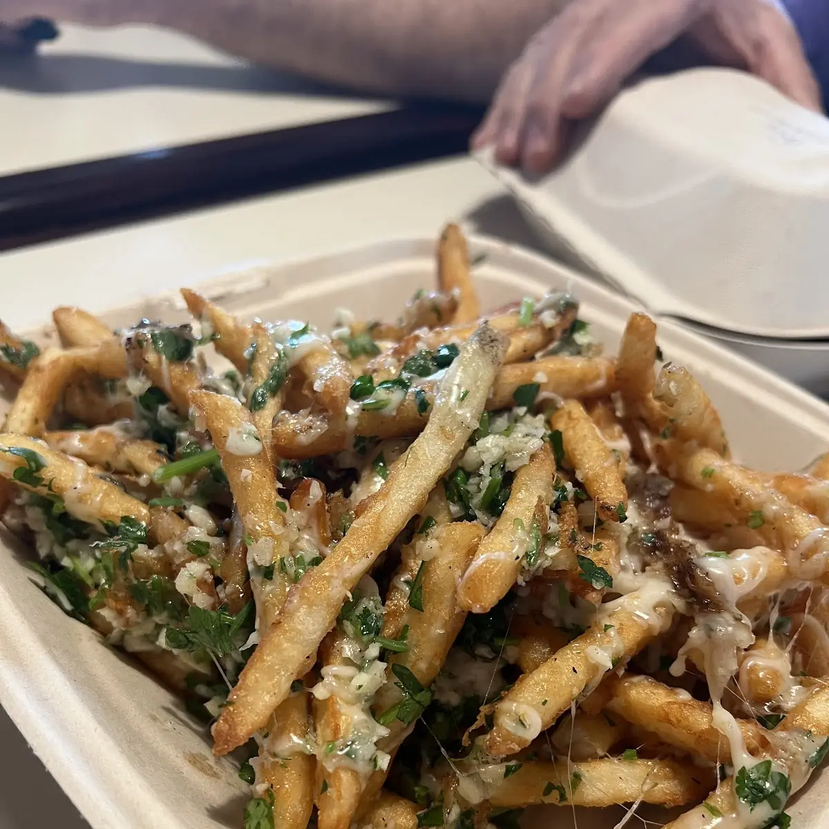 Cheesy Garlic Fries