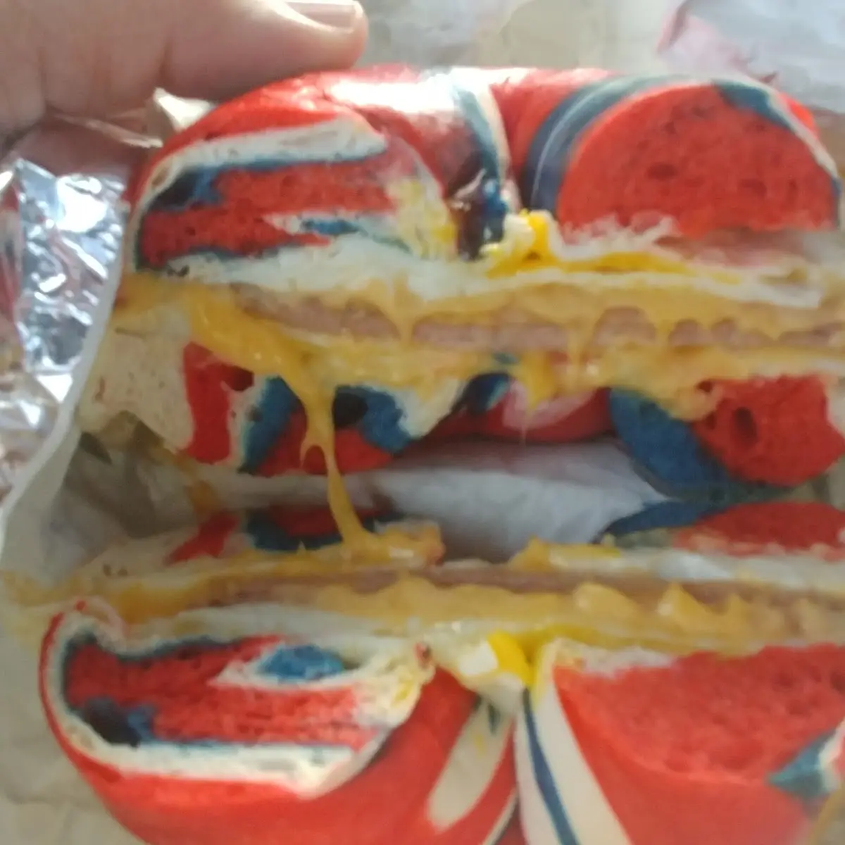 Ham Egg and Cheese Sandwich