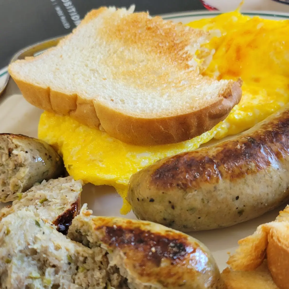 Two Eggs and Toast with Trippe