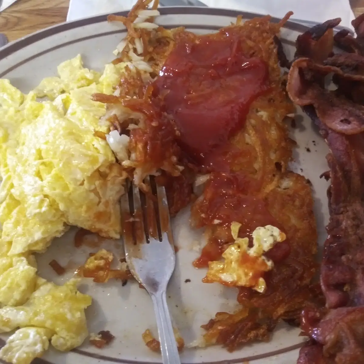 Bacon Eggs Hash Browns