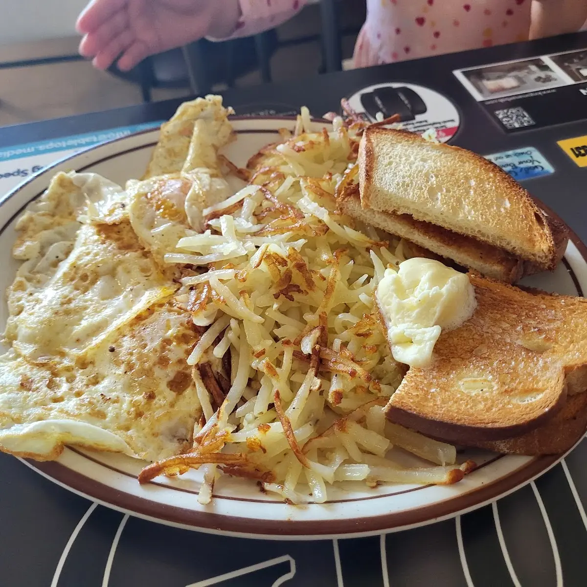 Egg SM Hash Brown Toast