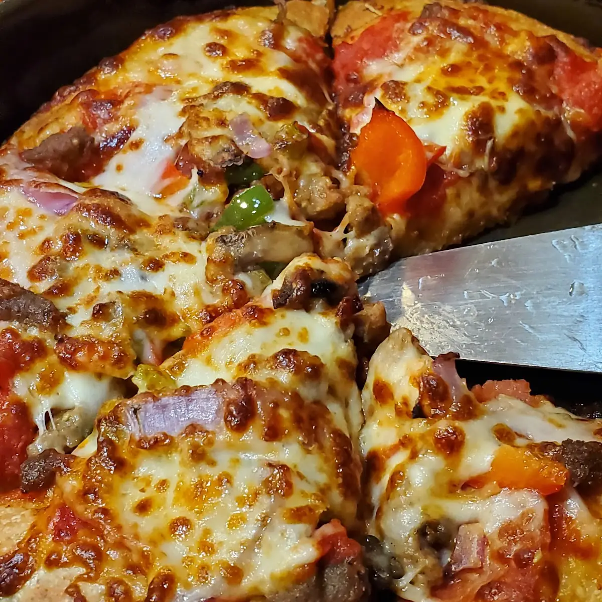 Supreme Deep Dish Pizza