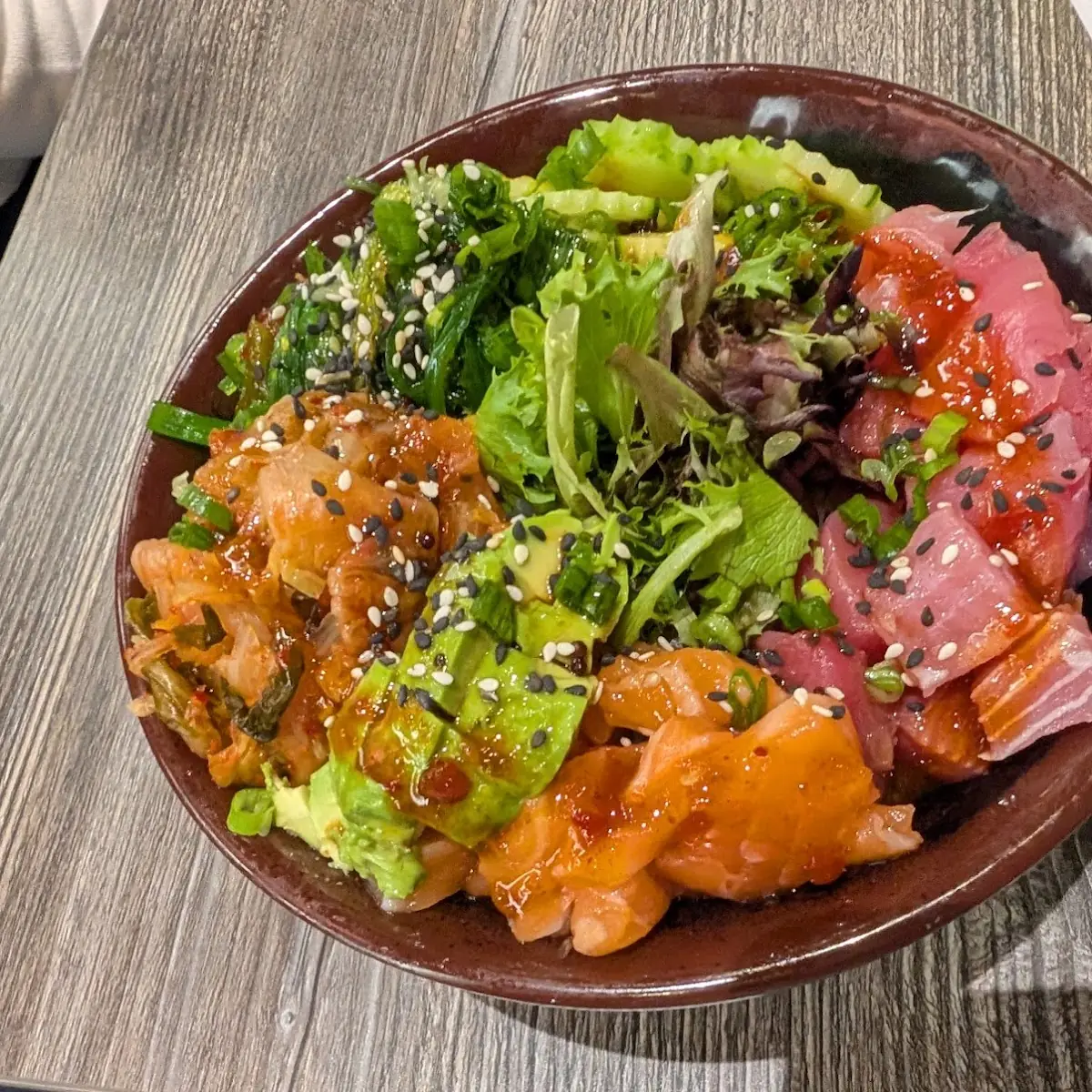 Kimchi Poke Bowl