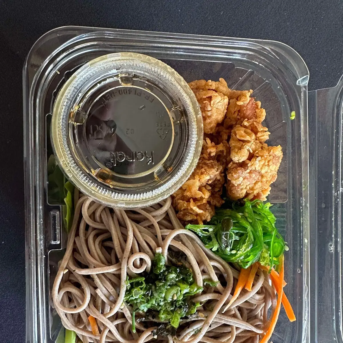 Cold Soba Noodle Salad with Karaage Chicken