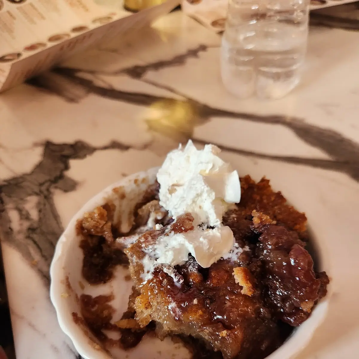 Blackberry Peach Bread Pudding