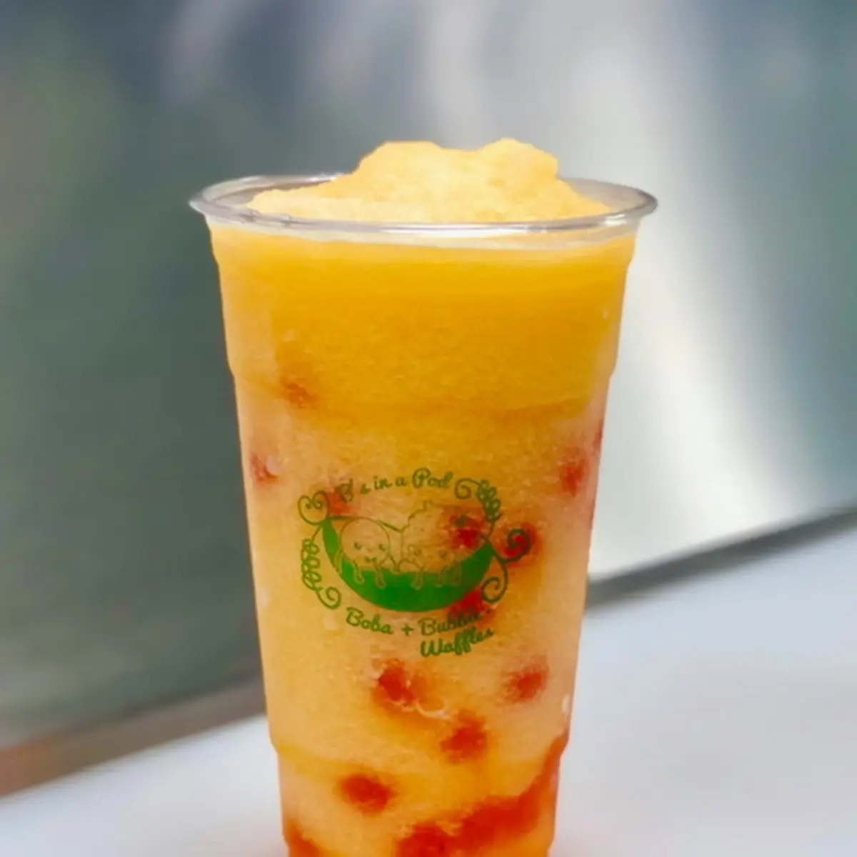 Peach Green Tea Slush