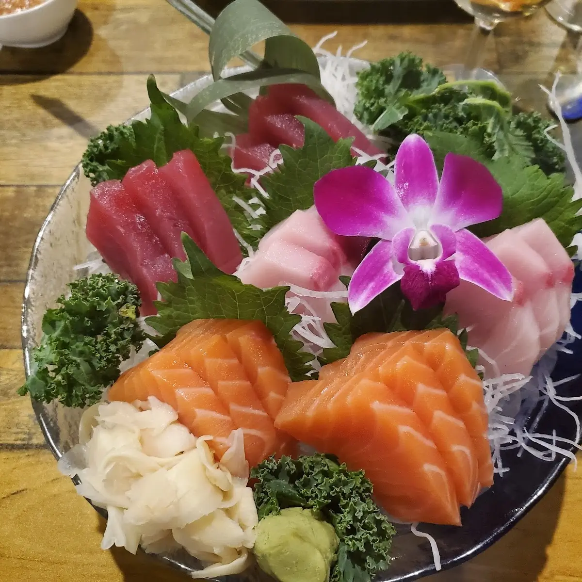 Tys Tuna Yellowtail & Salmon Sashimi Dinner