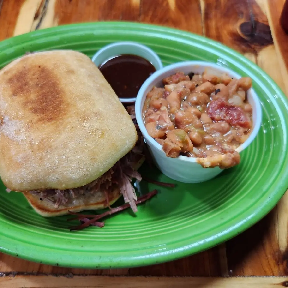 Chopped Brisket Sandwich
