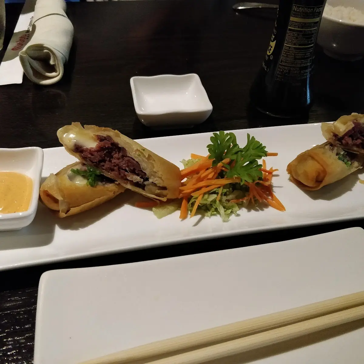 Kobe Beef Spring Rolls