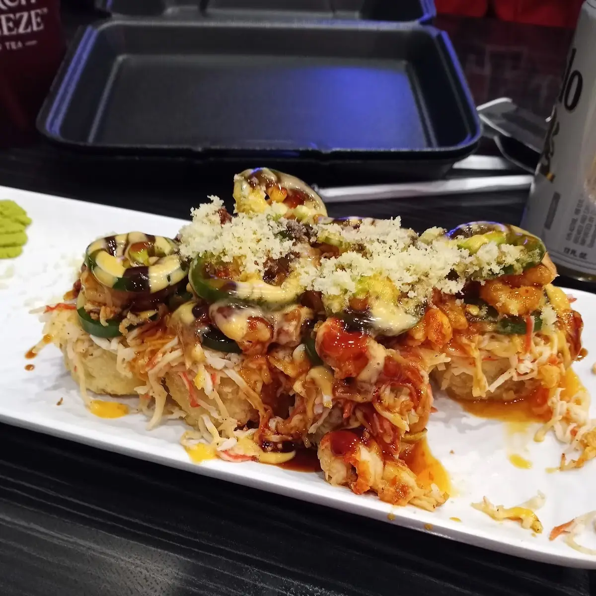 Crawfish Rolls with Cream Cheese and Jalapeno Roll