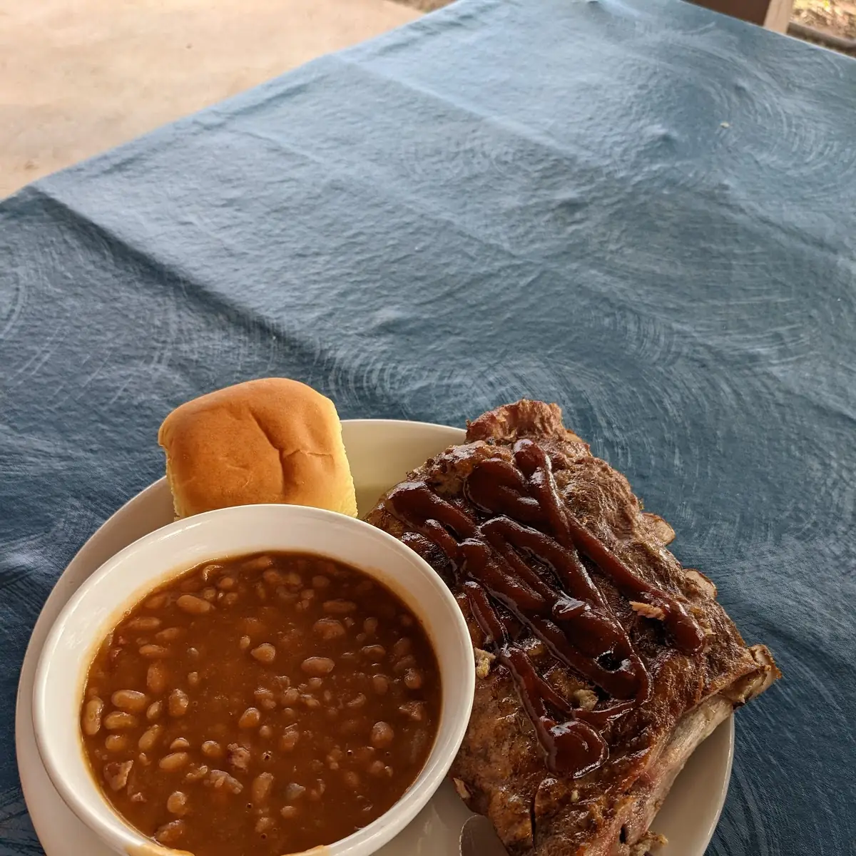 Ribs and Baked Beans