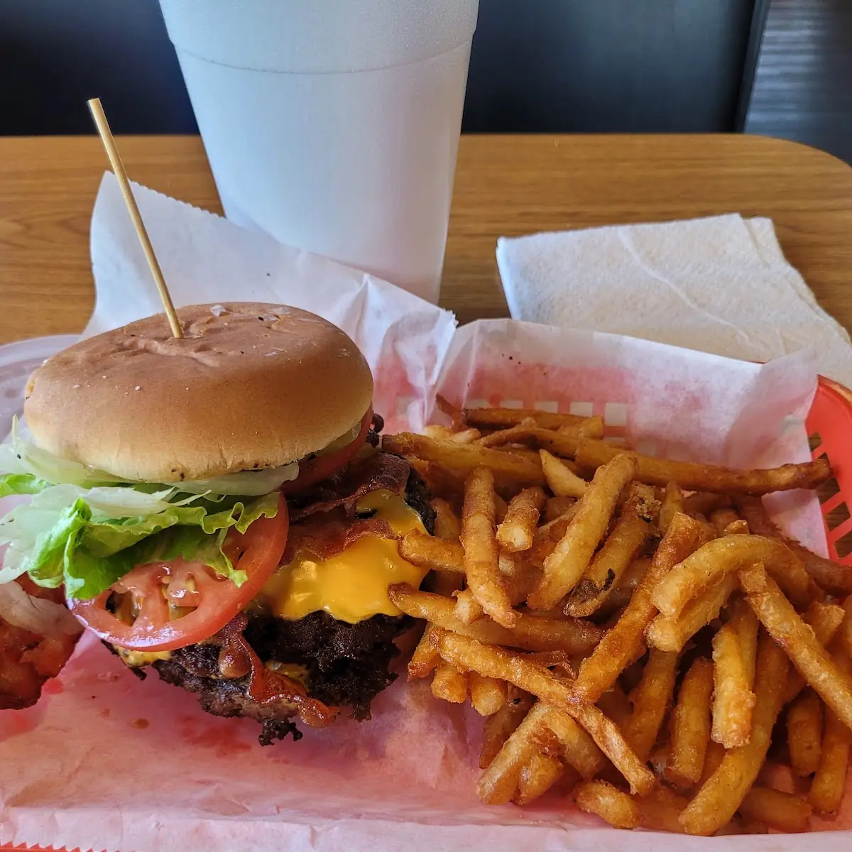 Double Bacon Burger Combo
