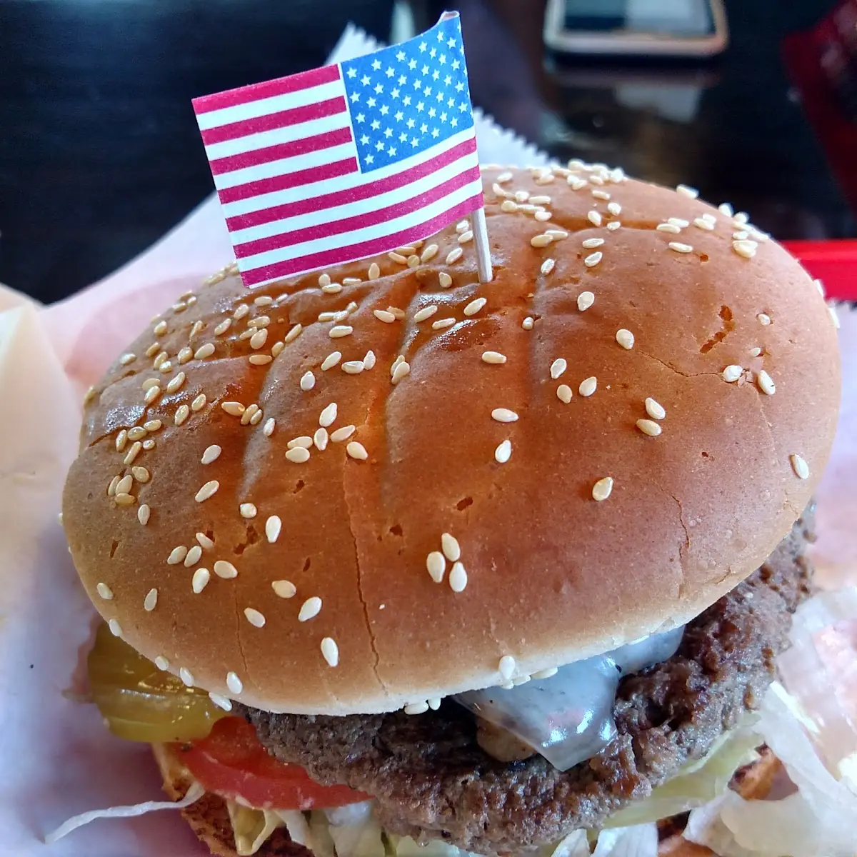 Mushroom and Swiss Burger