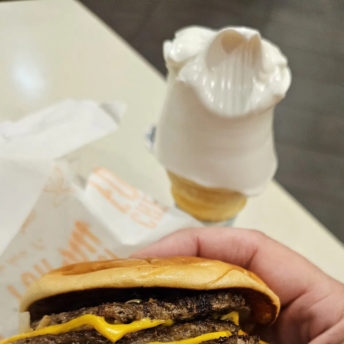 Triple Cheeseburger