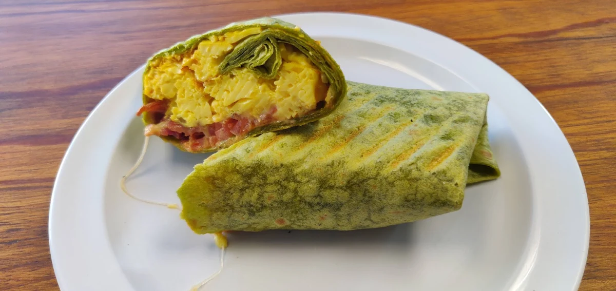 Wraps with Scrambled Eggs