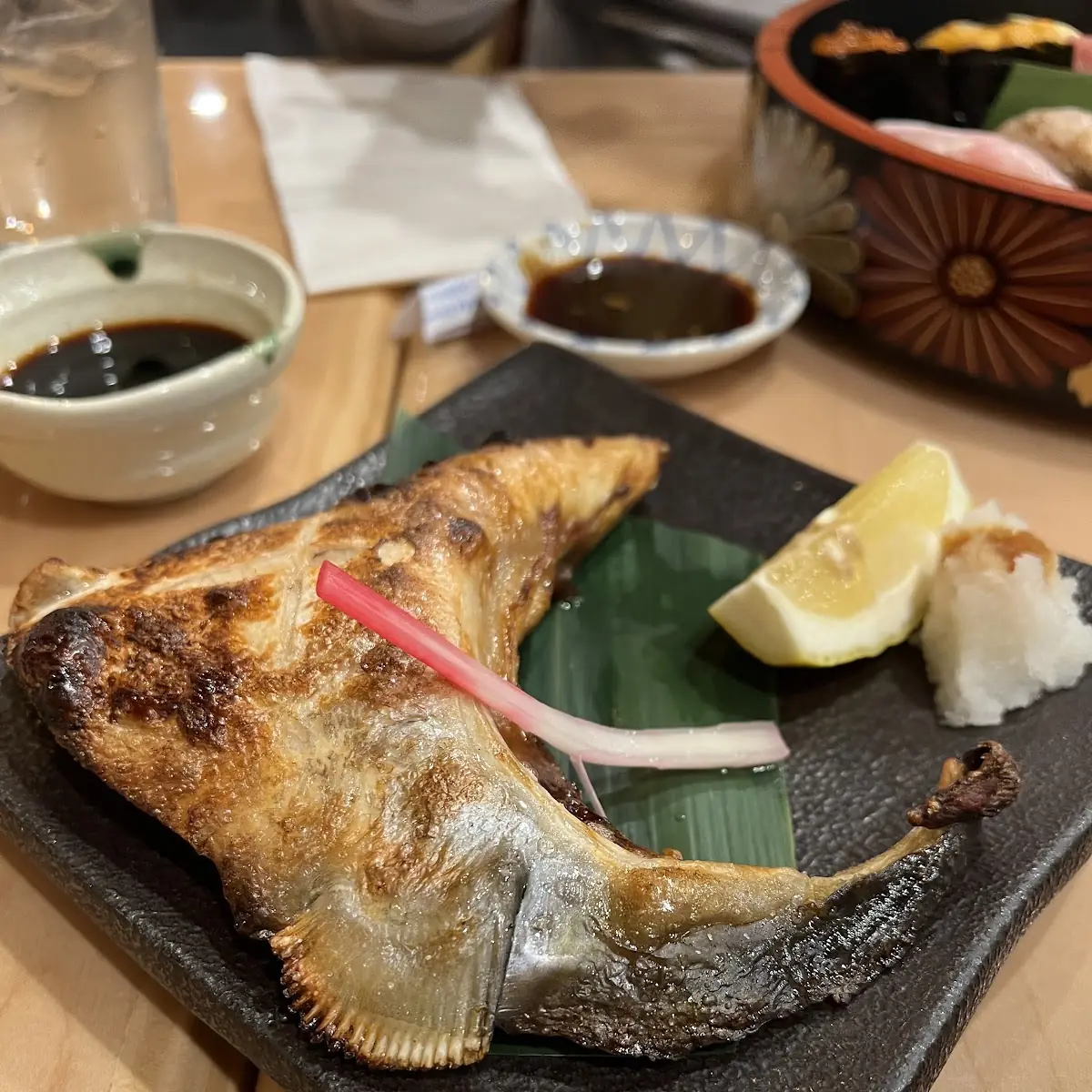 Grilled Salmon Collar
