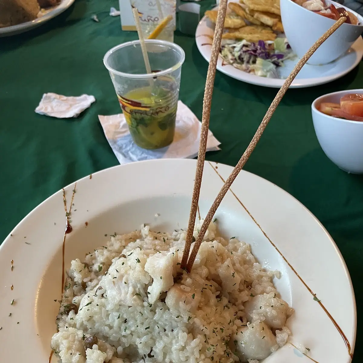 Coconut Rice with Fish