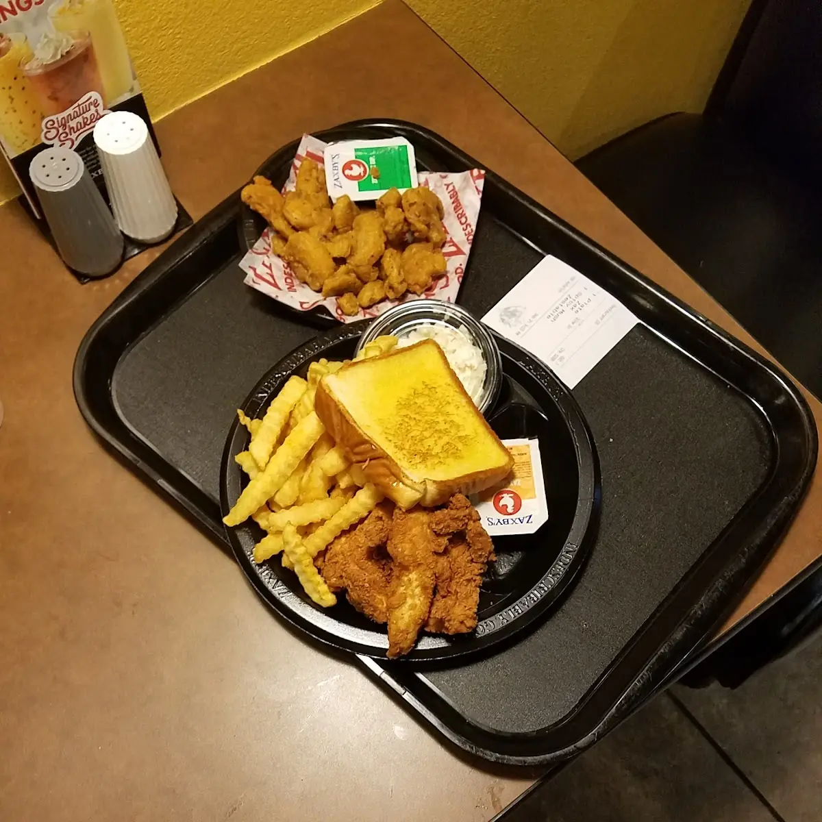 Fried Mushrooms and Chicken Finger Plate