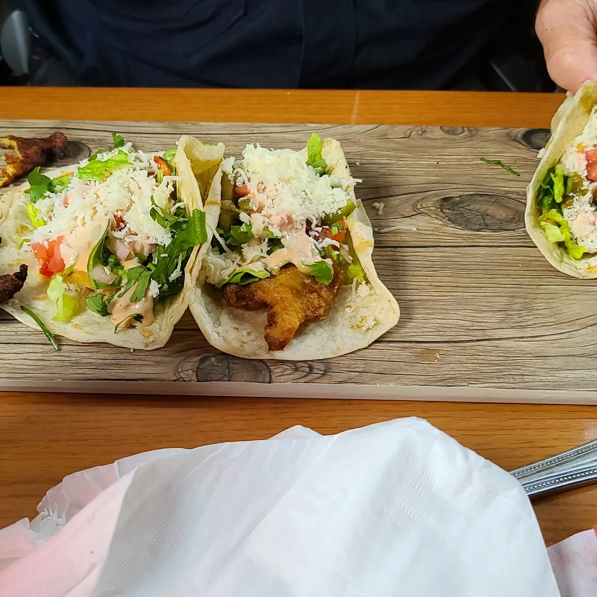 Fish Tacos and Plantains