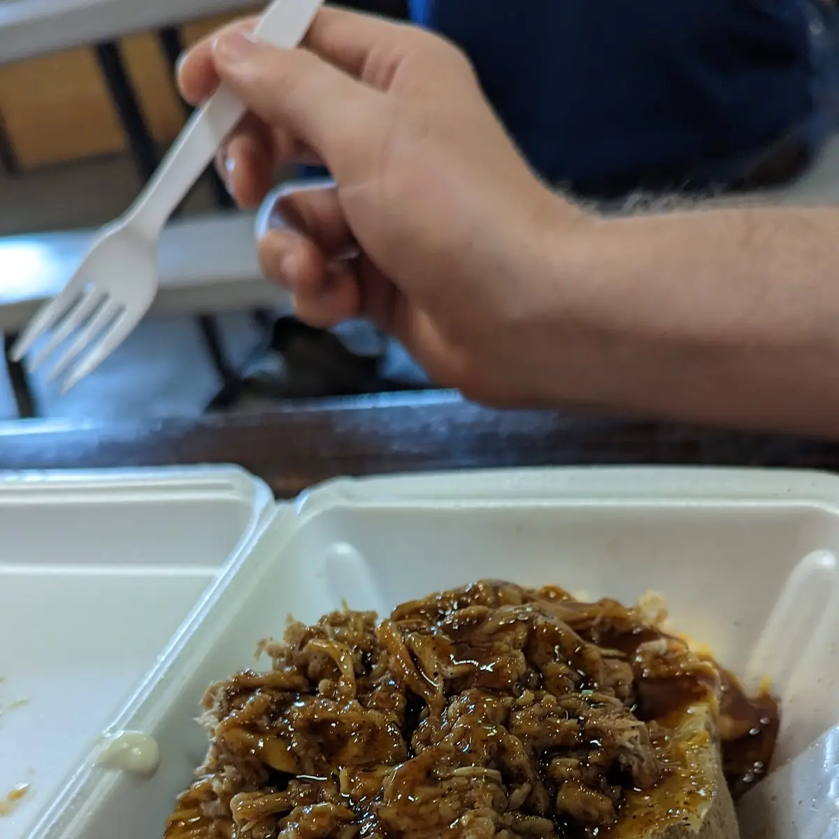 Loaded Barbecue Baked Potato