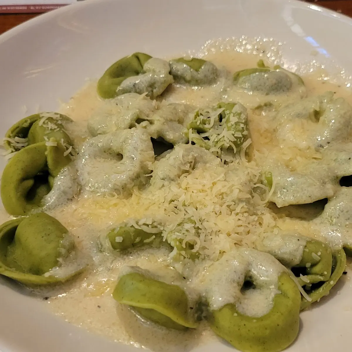Spinach and Meat Tortellini