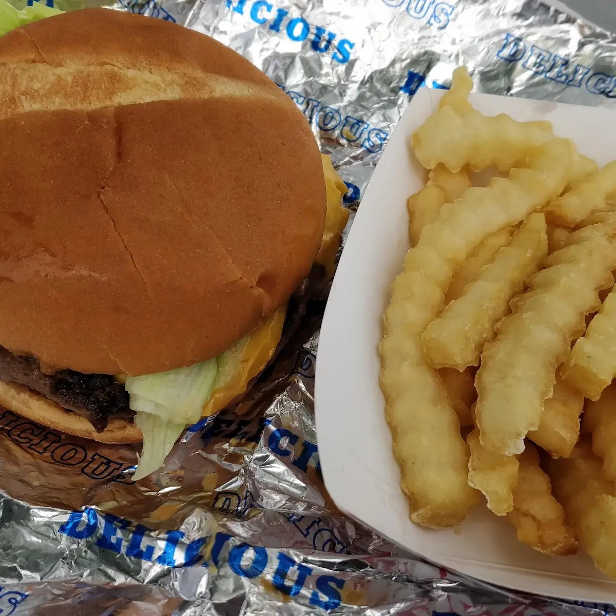 Cheeseburger and Fries
