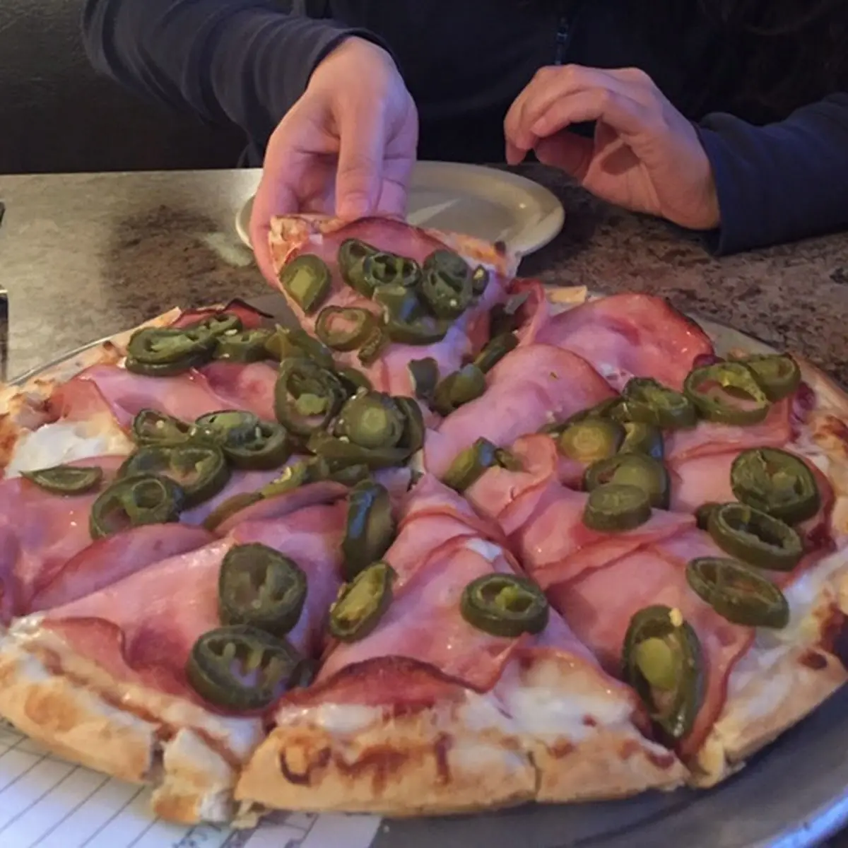 Canadian Bacon Thin Crust
