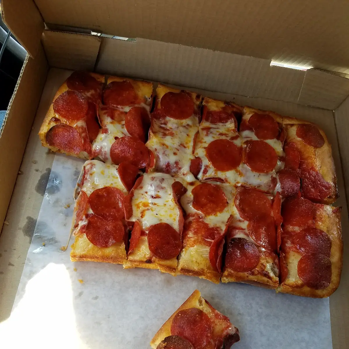 Deep Dish Pepperoni Pizza