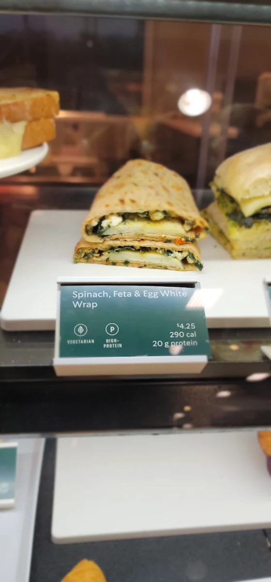 Spinach Feta Egg White Wrap