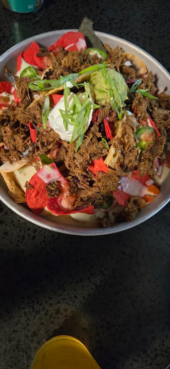 Deep Dish Adobo Chicken Nachos