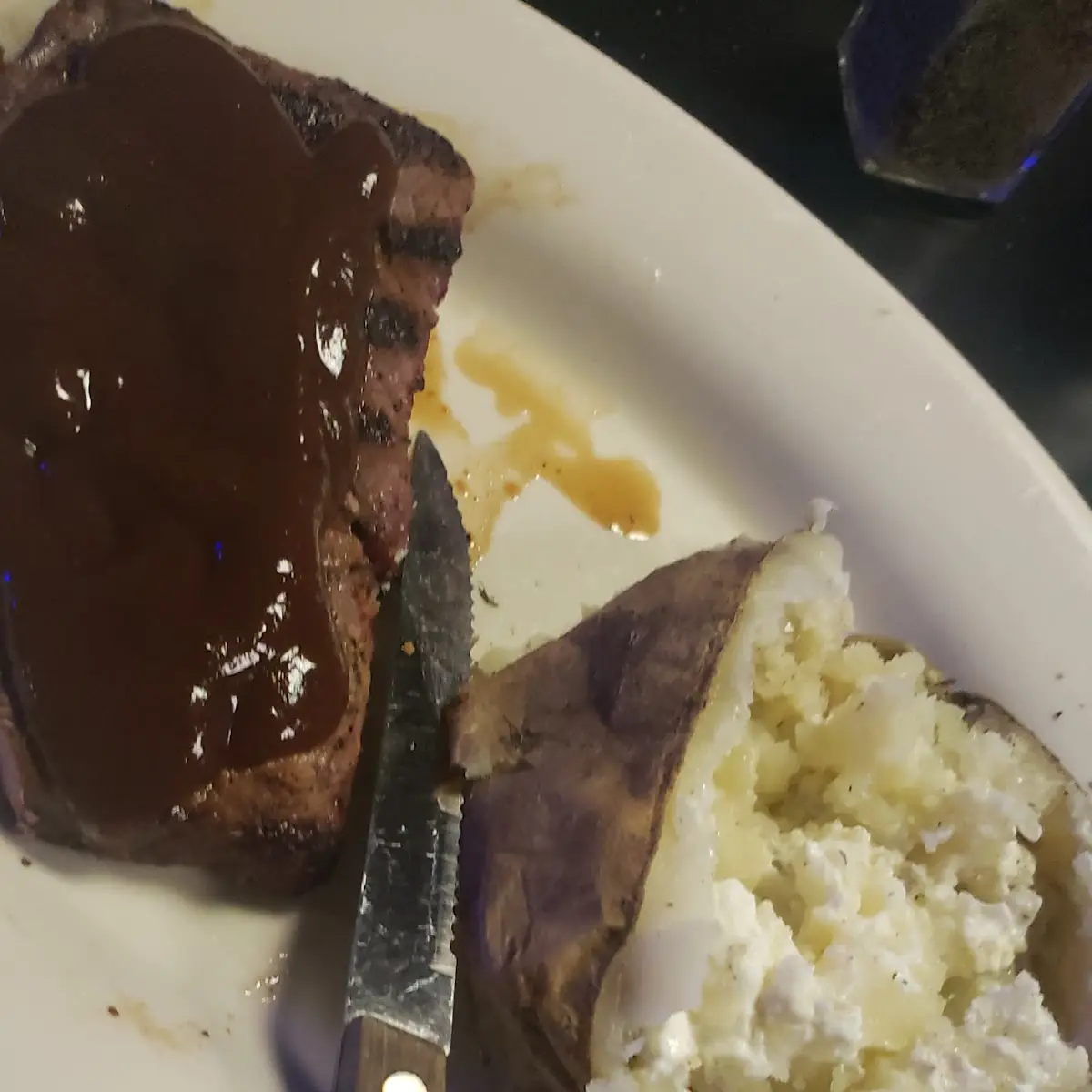 Strip Steak Dinner